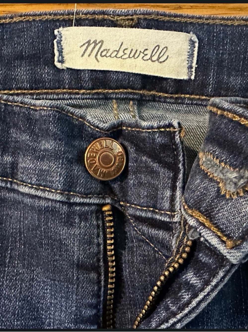 Madewell Women’s 29” (size 8) High-Rise Dark Blue Denim Jeans